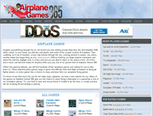 Tablet Screenshot of airplanegames365.com